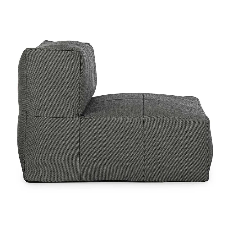 Fotel ogrodowy pokryty zdejmowaną tkaniną, Homemotion - Lydia Viadurini