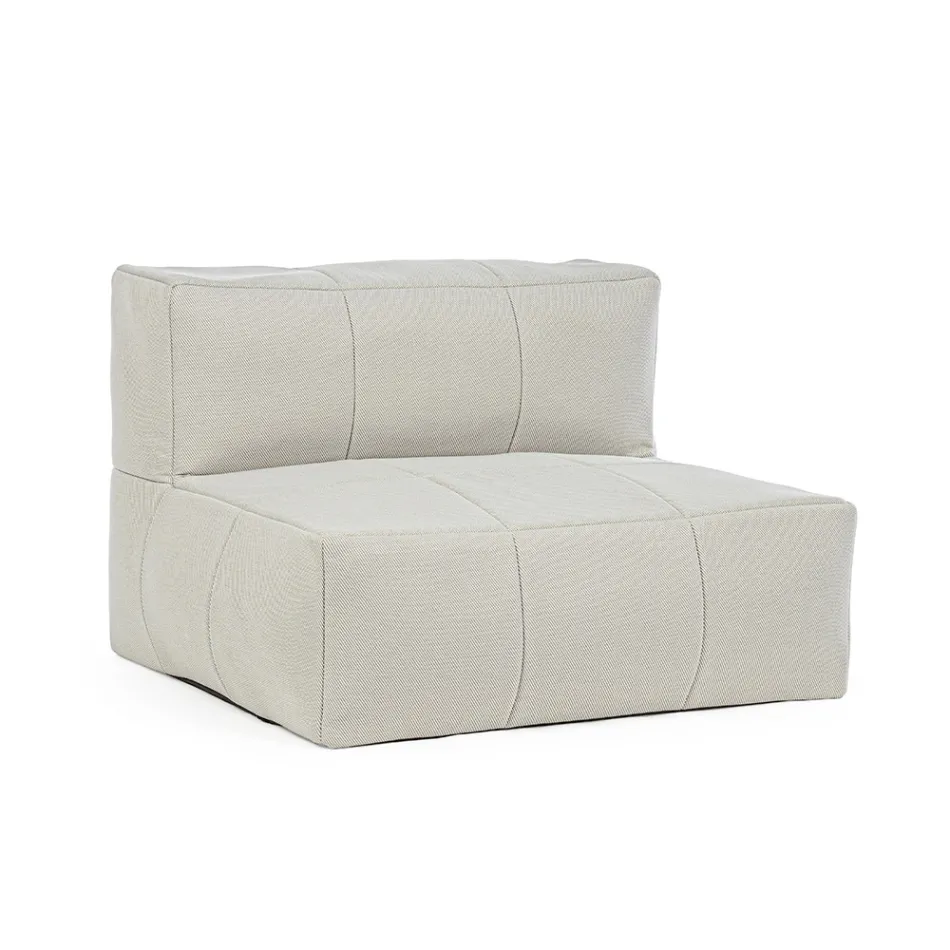 Fotel ogrodowy pokryty zdejmowaną tkaniną, Homemotion - Lydia Viadurini