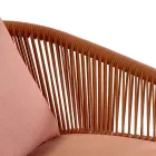 Krzesło ogrodowe z aluminiową ramą i linami z poduszkami - namiot Viadurini