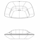 Nowoczesny fotel polietylenowy Ufo firmy Vondom Viadurini