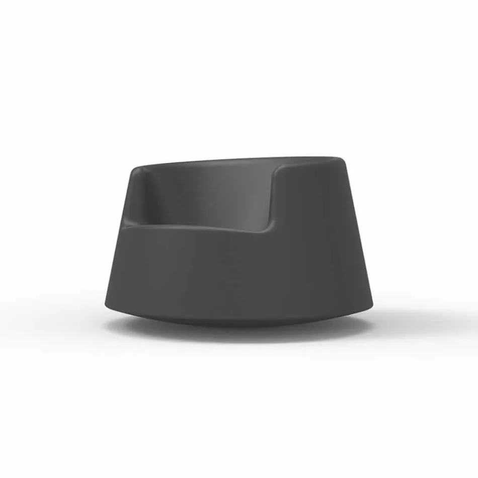 Nowoczesny fotel ogrodowy Ruletka Vondom z polietylenu Viadurini