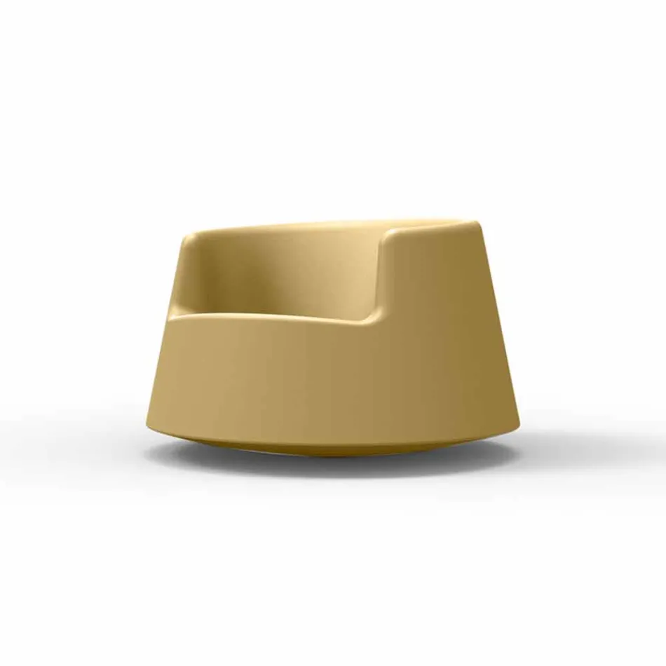 Nowoczesny fotel ogrodowy Ruletka Vondom z polietylenu Viadurini