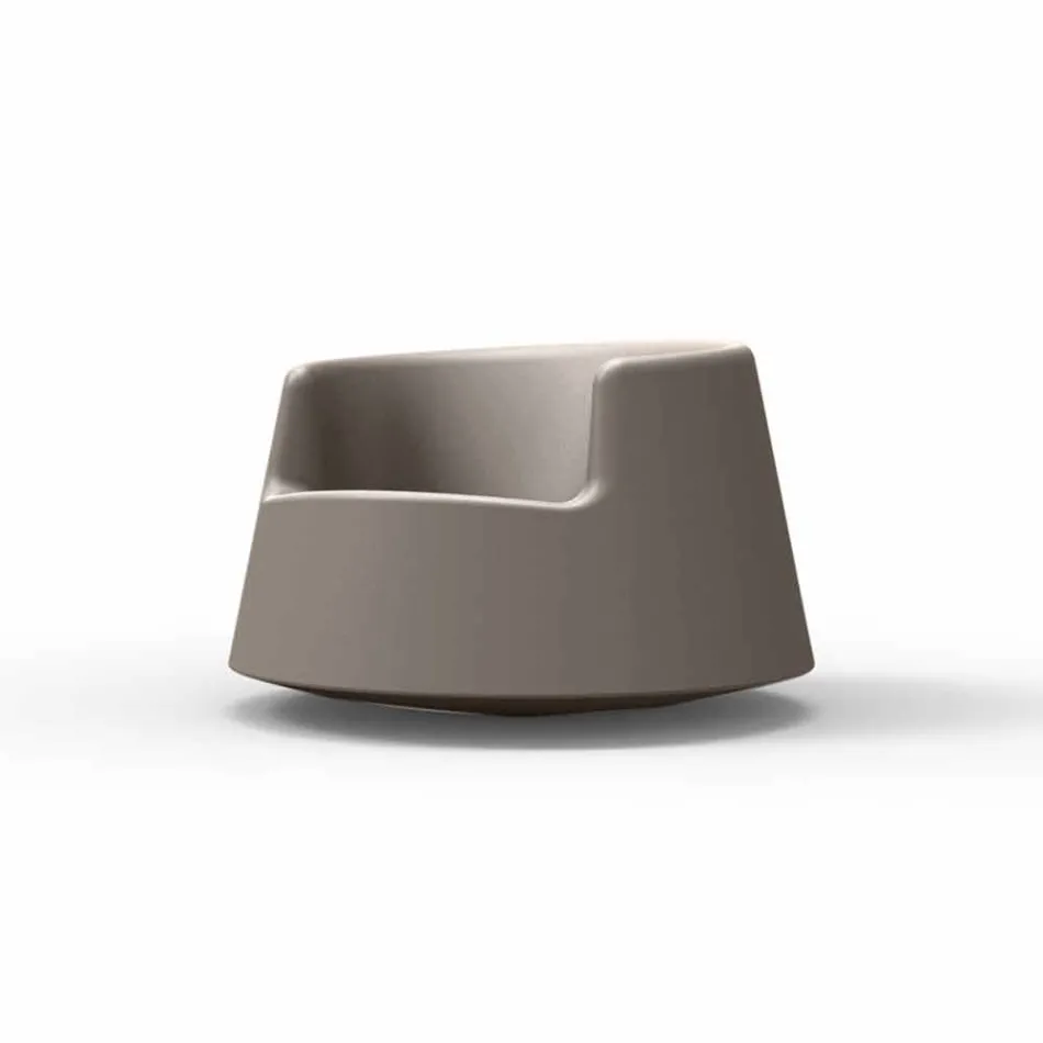 Nowoczesny fotel ogrodowy Ruletka Vondom z polietylenu Viadurini