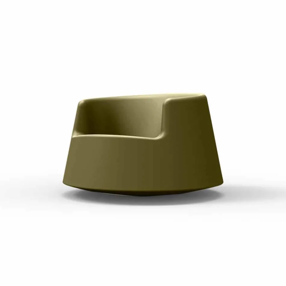 Nowoczesny fotel ogrodowy Ruletka Vondom z polietylenu Viadurini