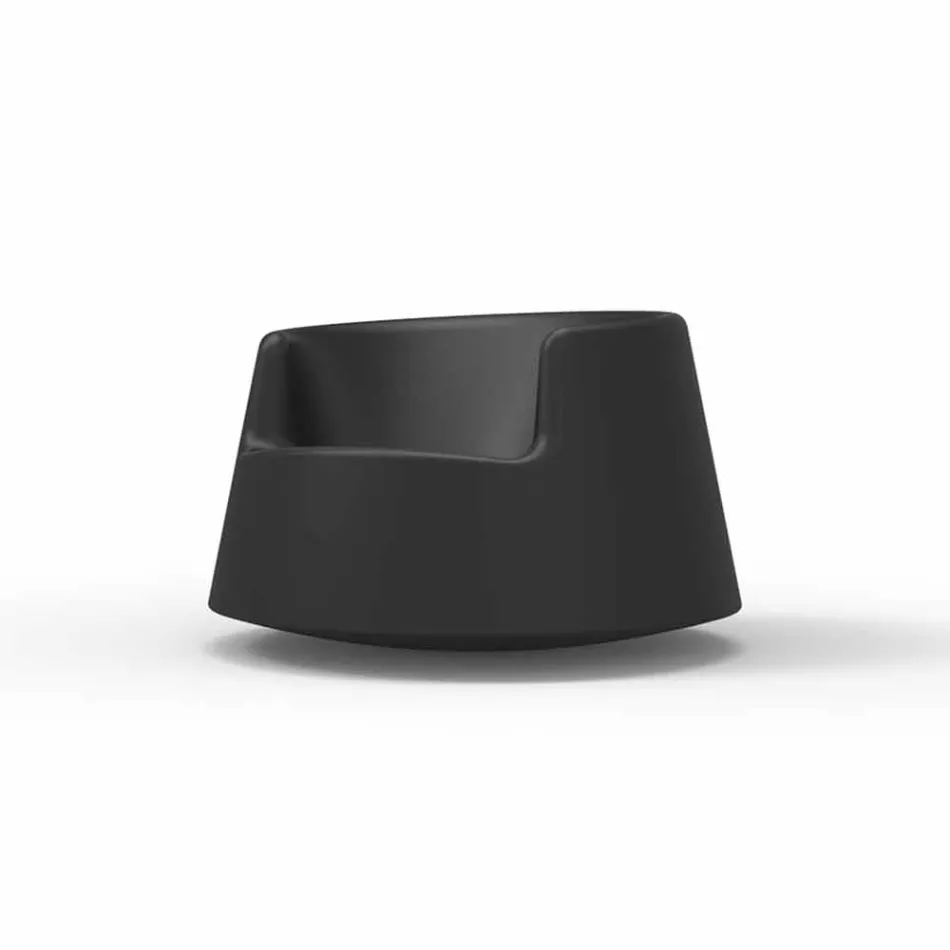 Nowoczesny fotel ogrodowy Ruletka Vondom z polietylenu Viadurini