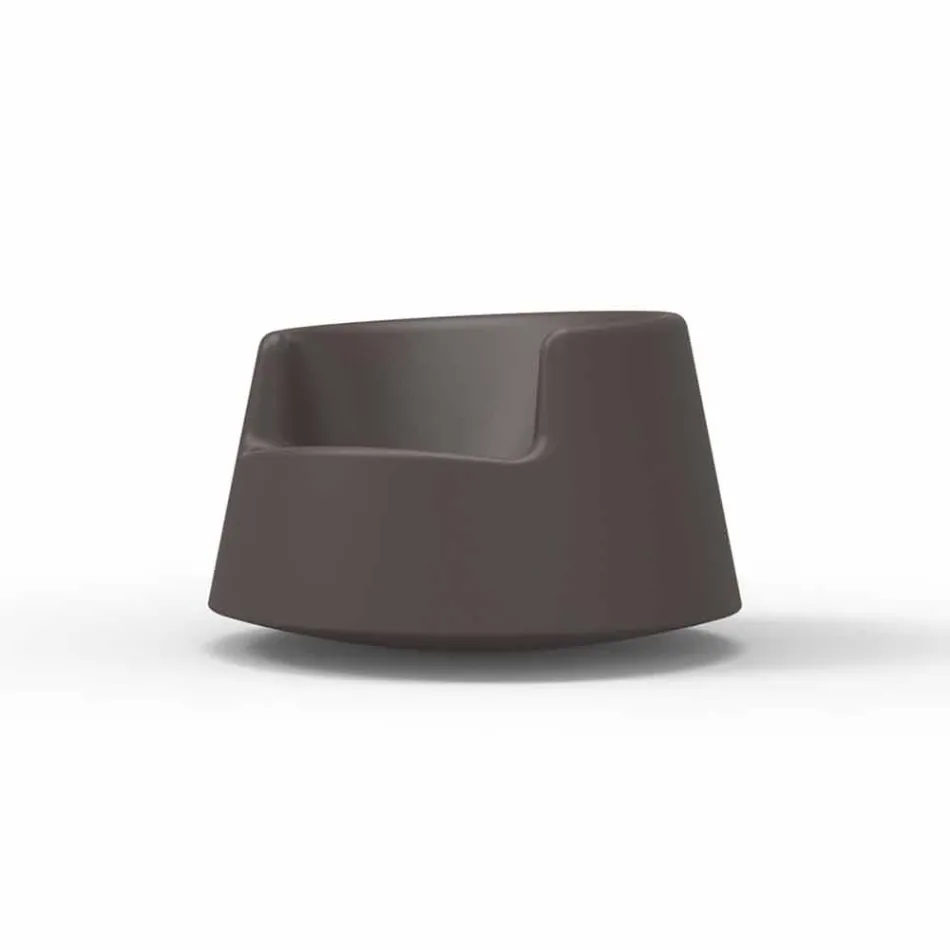 Nowoczesny fotel ogrodowy Ruletka Vondom z polietylenu Viadurini