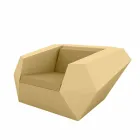 Fazowy fotel ogrodowy marki Vondom nowoczesny design z polietylenu Viadurini