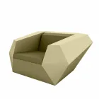 Fazowy fotel ogrodowy marki Vondom nowoczesny design z polietylenu Viadurini