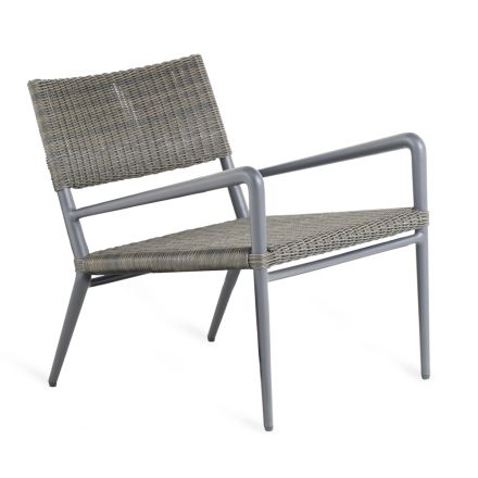 Fotel ogrodowy z aluminium i włókna WaProLace Made in Italy - Marissa Viadurini