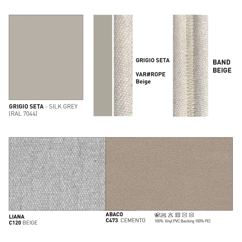 Fotel ogrodowy z aluminium Made in Italy - Emmacross by Varaschin Viadurini