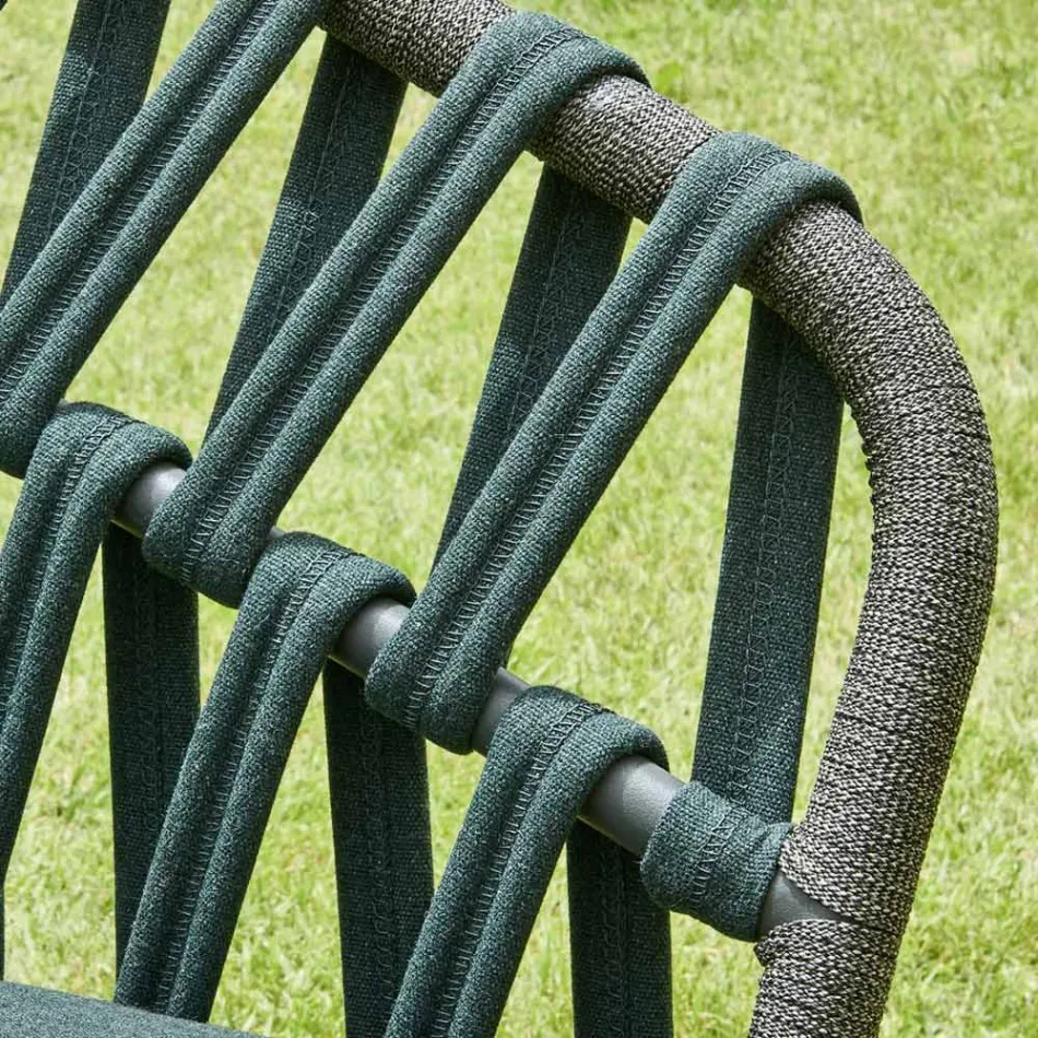 Fotel ogrodowy z aluminium Made in Italy - Emmacross by Varaschin Viadurini