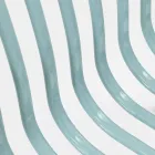 Metalowy fotel ogrodowy do układania w stosy Made in Italy 2 sztuki - Simply Viadurini