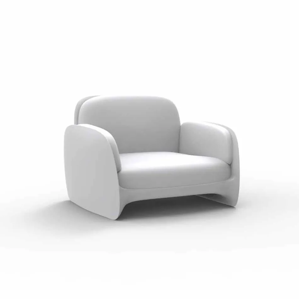 Pezzettina by Vondom polietylenowy fotel ogrodowy, design Viadurini