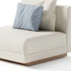 Fotel ogrodowy z tkaniny Made in Italy - Rubik Viadurini