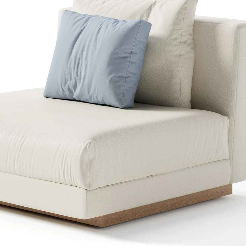 Fotel ogrodowy z tkaniny Made in Italy - Rubik Viadurini