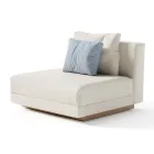 Fotel ogrodowy z tkaniny Made in Italy - Rubik Viadurini