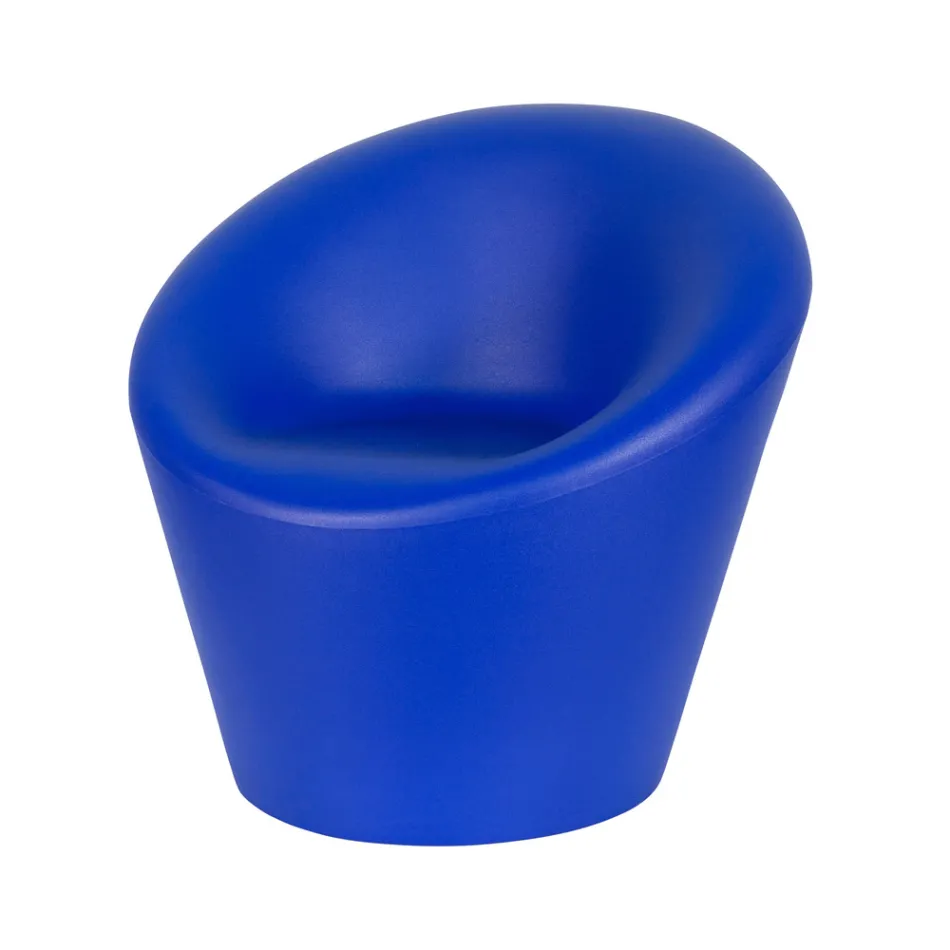 Fotel ogrodowy z fluorescencyjnego i kolorowego polietylenu Wyprodukowano we Włoszech - Colores Viadurini