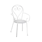 Krzesło ogrodowe wykonane w całości z metalu - Archiwum Viadurini