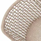 Nowoczesny fotel ogrodowy Varaschin Emma z litego drewna iroko Viadurini