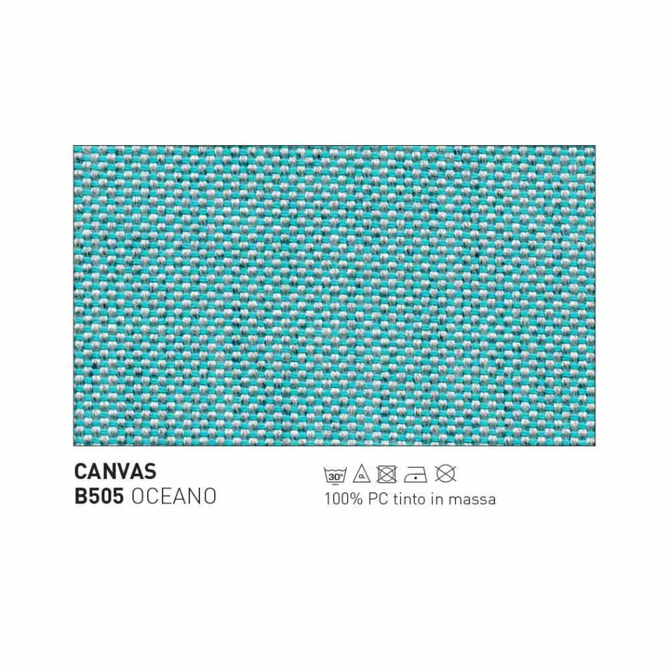 Nowoczesny fotel ogrodowy Varaschin Emma z litego drewna iroko Viadurini