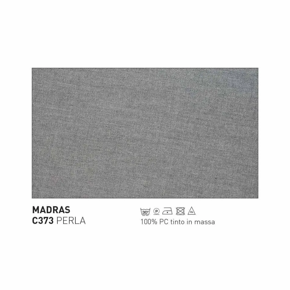 Nowoczesny fotel ogrodowy Varaschin Emma z litego drewna iroko Viadurini