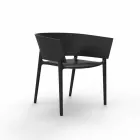 Fotel ogrodowy Vondom Africa z polipropylenu i włókna szklanego Viadurini