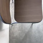 Fotel do salonu z drewna i metalu Made in Italy 2 sztuki - Saffia Viadurini