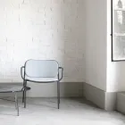 Fotel do salonu pokryty tkaniną Made in Italy 2 sztuki - Sangria Viadurini