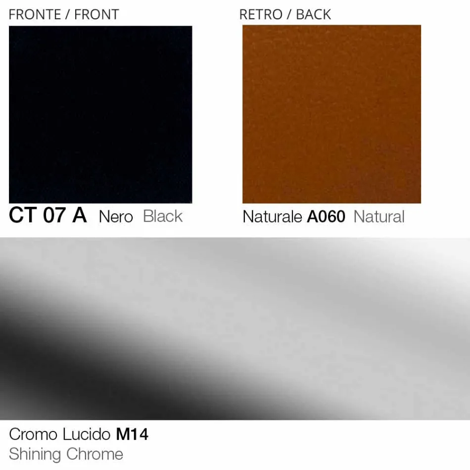 Obrotowy fotel do salonu ze skóry i metalu Made in Italy - Butterfly Viadurini