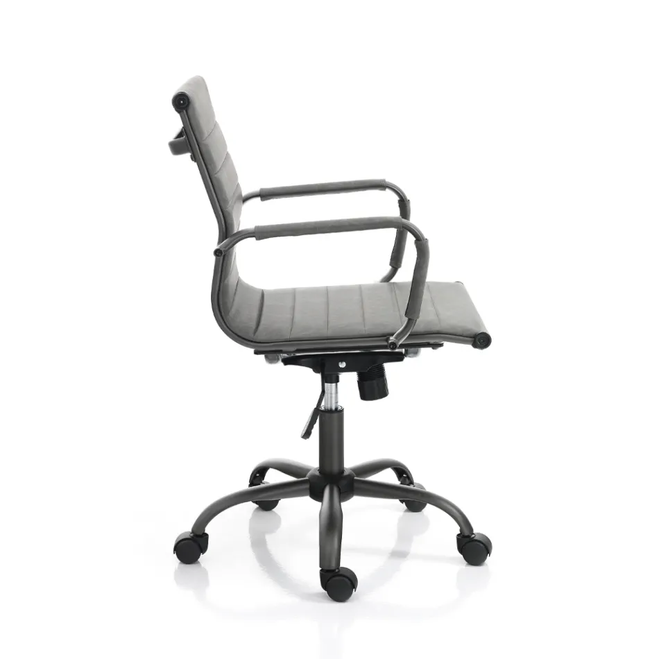Fotel Biurowy z Wysokim lub Niskim Oparciem - Rubidio Viadurini