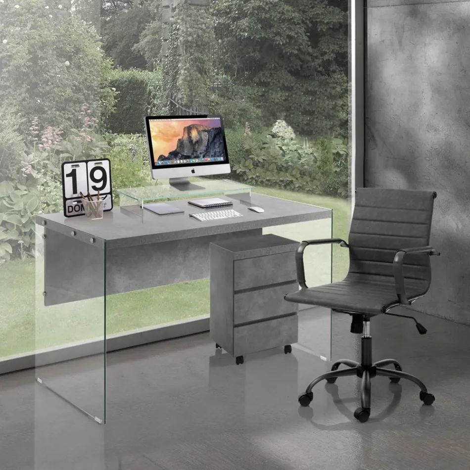 Fotel Biurowy z Wysokim lub Niskim Oparciem - Rubidio Viadurini