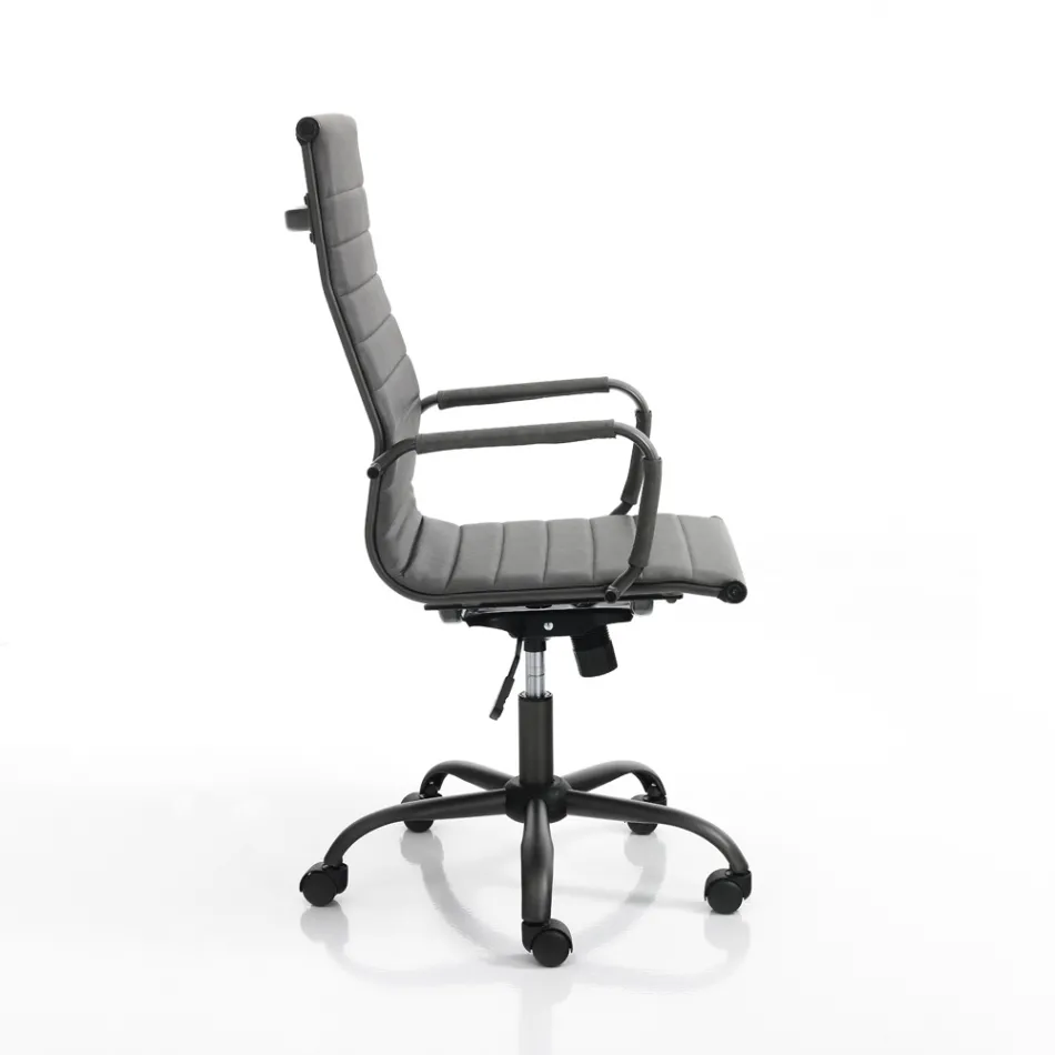 Fotel Biurowy z Wysokim lub Niskim Oparciem - Rubidio Viadurini