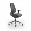 Krzesło biurowe design Pratica, czarny plastik 