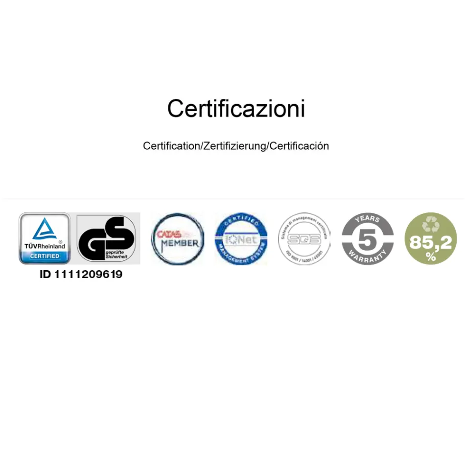 Ergonomiczne krzesło biurowe obrotowe z kółkami i zagłówkiem - Gimiglia Viadurini