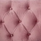 Klasyczny fotel z efektem drewna i szarego lub różowego aksamitu - Sanny Viadurini