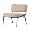Fotel designerski z siedziskiem i oparciem z tkaniny Made in Italy - Connubia Sixty