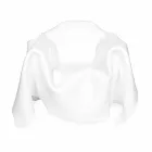 Nowoczesny design fotela w białej pleksi Paris, wykonany we Włoszech Viadurini