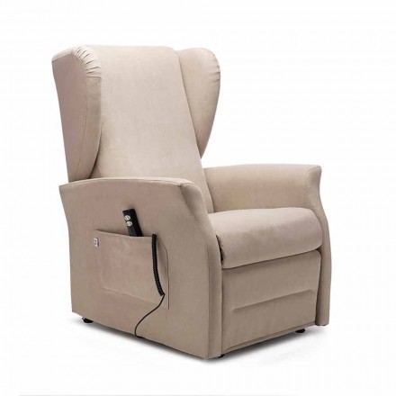 Wysokiej jakości fotel podnośny Relax Lift z 2 silnikami Made in Italy - Daphne Viadurini
