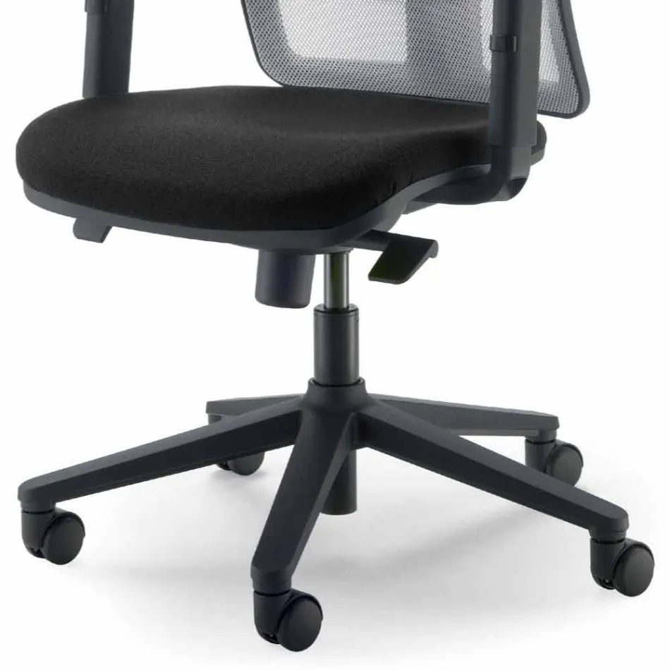 Fotel biurowy wykonany z wysokiej jakości materiałów we Włoszech Amelie Viadurini