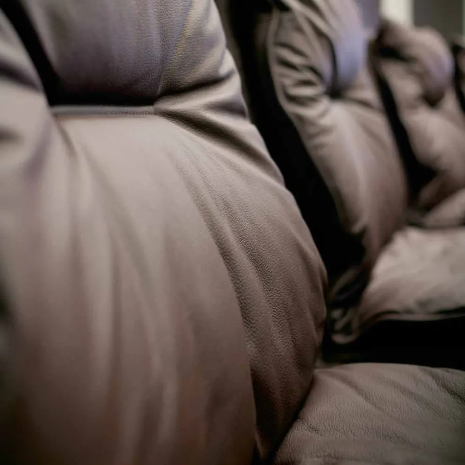 Nowoczesne krzesło biurowe wykonawczy skóra Gemma Viadurini