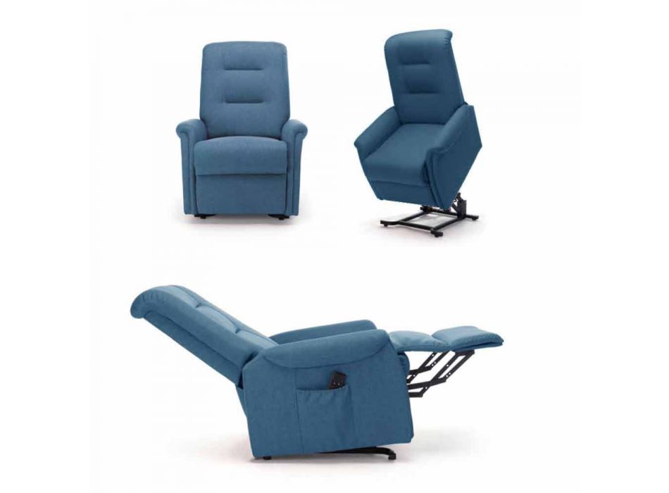Elektryczny fotel podnośny Relax Lift z 2 nowoczesnymi luksusowymi silnikami - Victoire Viadurini