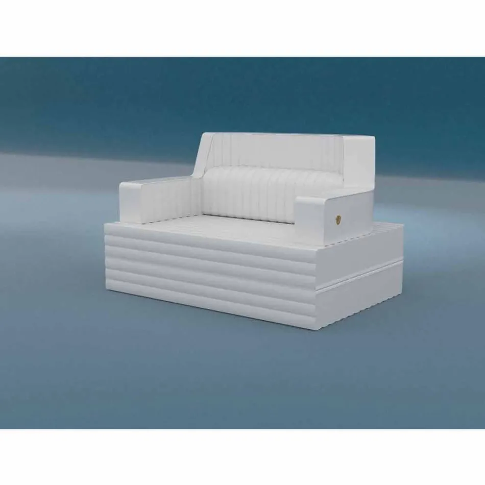 pływający basen krzesło w podwójnej sesji Trona Magnum Viadurini