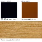 Obrotowy skórzany fotel z drewnianą podstawą Made in Italy - Butterfly Viadurini