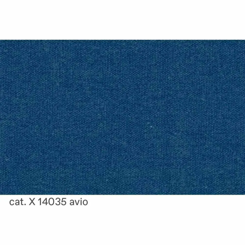 Fotel z jesionu bejcowanego na czarno z bawełnianą tapicerką Made in Italy - Peleo Viadurini