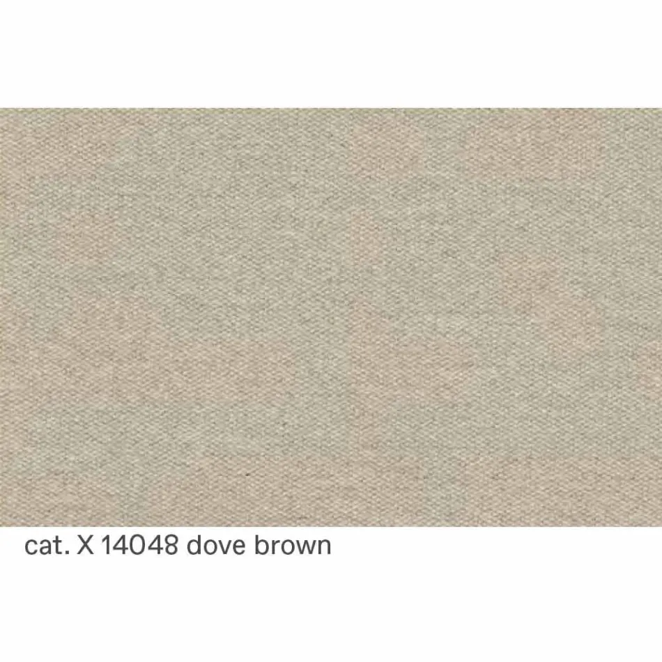 Fotel z jesionu bejcowanego na czarno z bawełnianą tapicerką Made in Italy - Peleo Viadurini