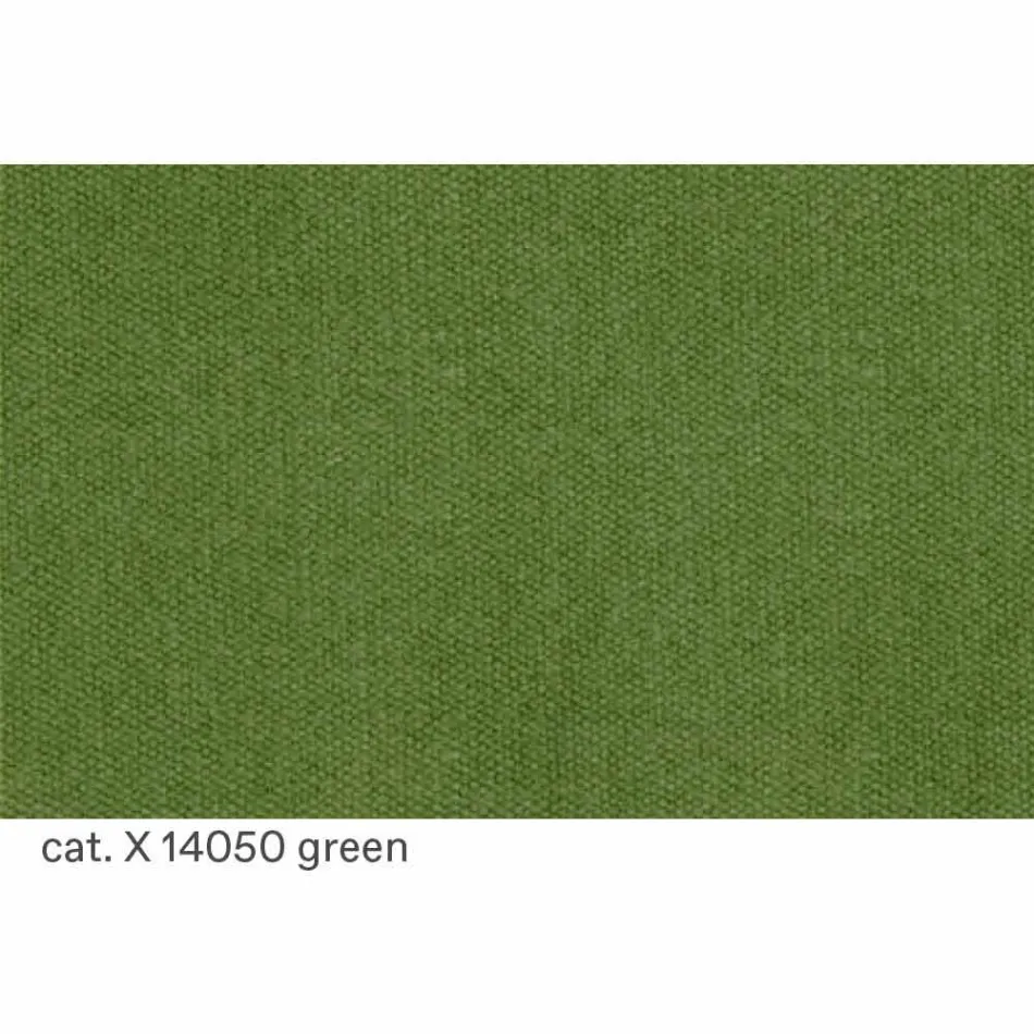 Fotel z jesionu bejcowanego na czarno z bawełnianą tapicerką Made in Italy - Peleo Viadurini