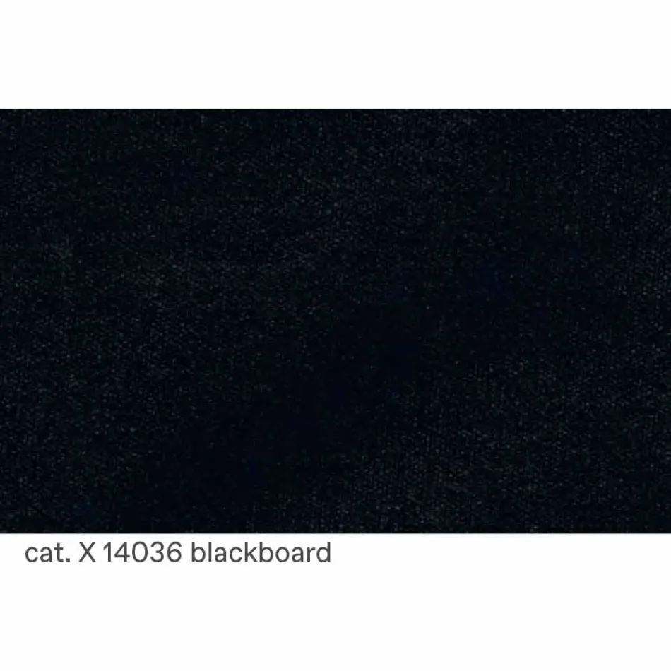 Fotel z jesionu bejcowanego na czarno z bawełnianą tapicerką Made in Italy - Peleo Viadurini