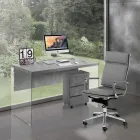 Fotel ze skóry syntetycznej w 3 różnych wykończeniach - Neon Viadurini