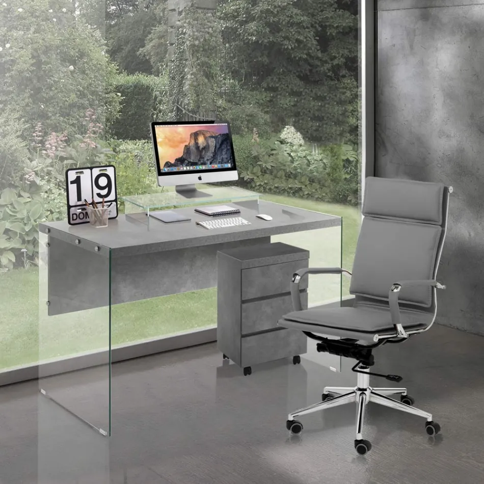 Fotel ze skóry syntetycznej w 3 różnych wykończeniach - Neon Viadurini