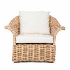 Homemotion - Fermin Luksusowy design Rattanowy fotel wewnętrzny / zewnętrzny Viadurini